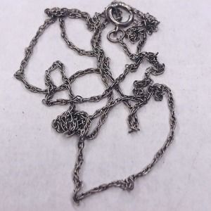 Sterling Silver Necklace NC 925 Chain 18" Lightweight Links